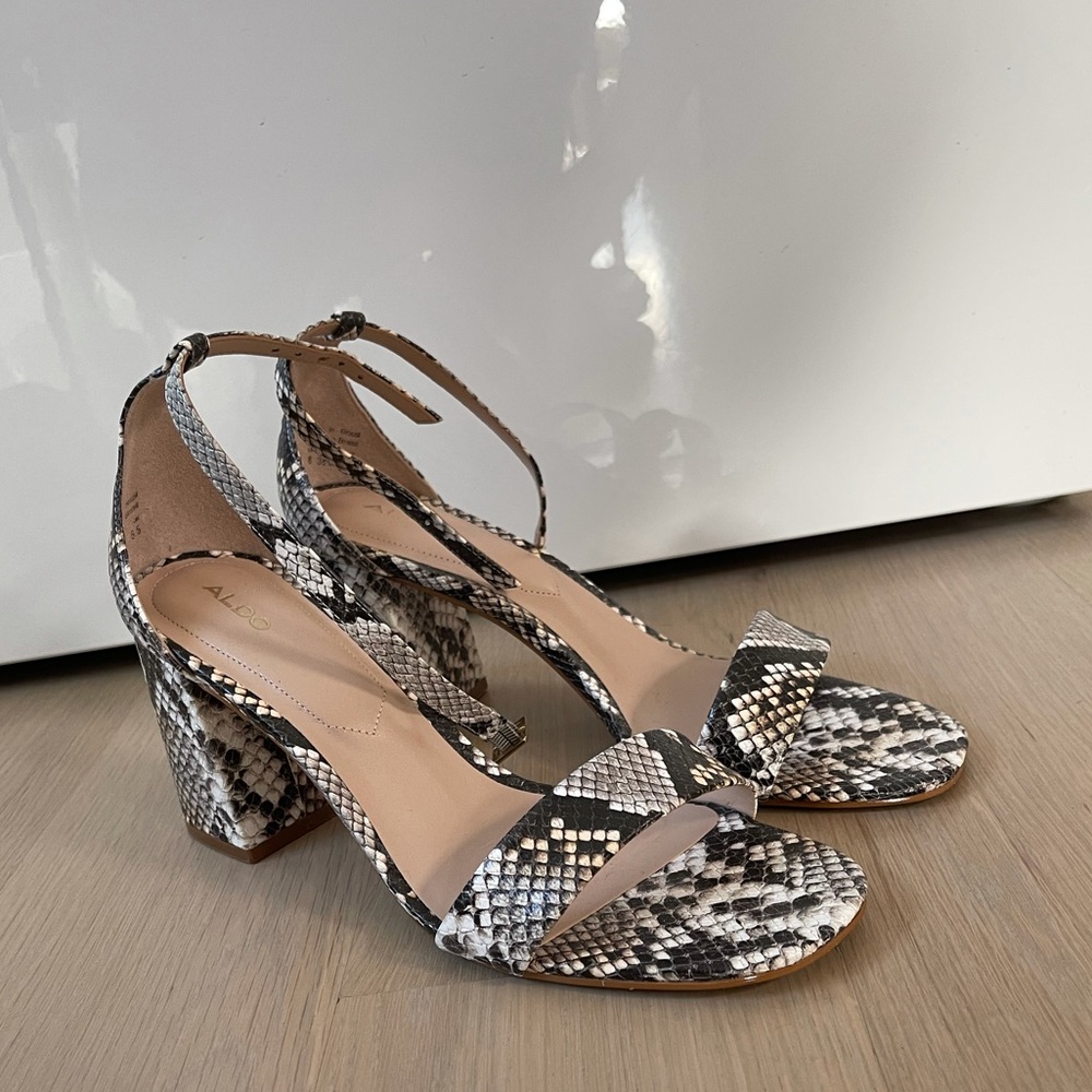 Aldo block heeled sandals